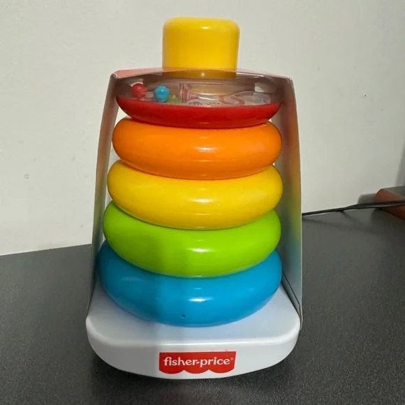 Fisher-Price Colorful Stacking Rings - Picture 3 of 6